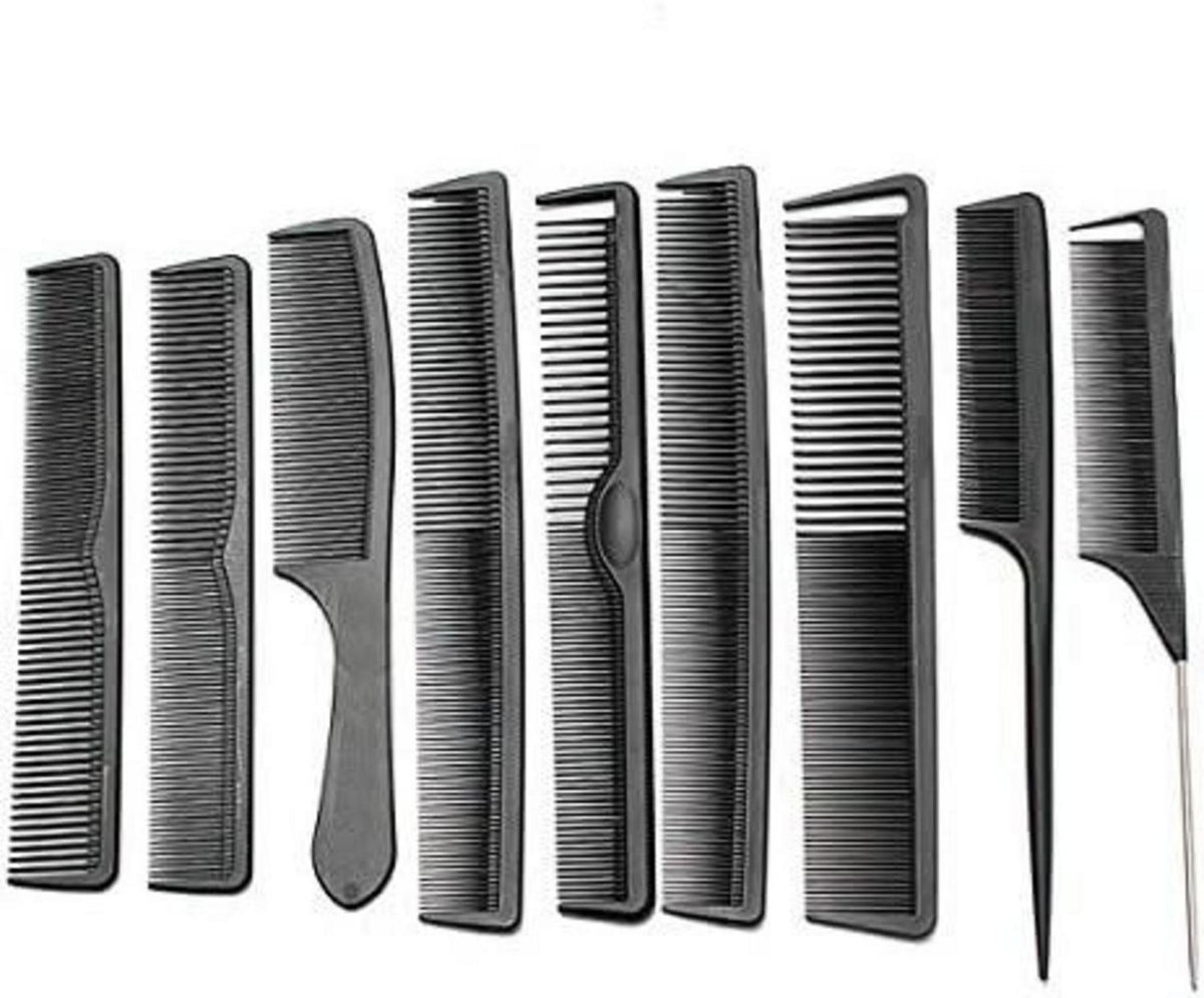9-teiliges Carbon Fiber Anti Statischer Hitzebeständiger Friseur