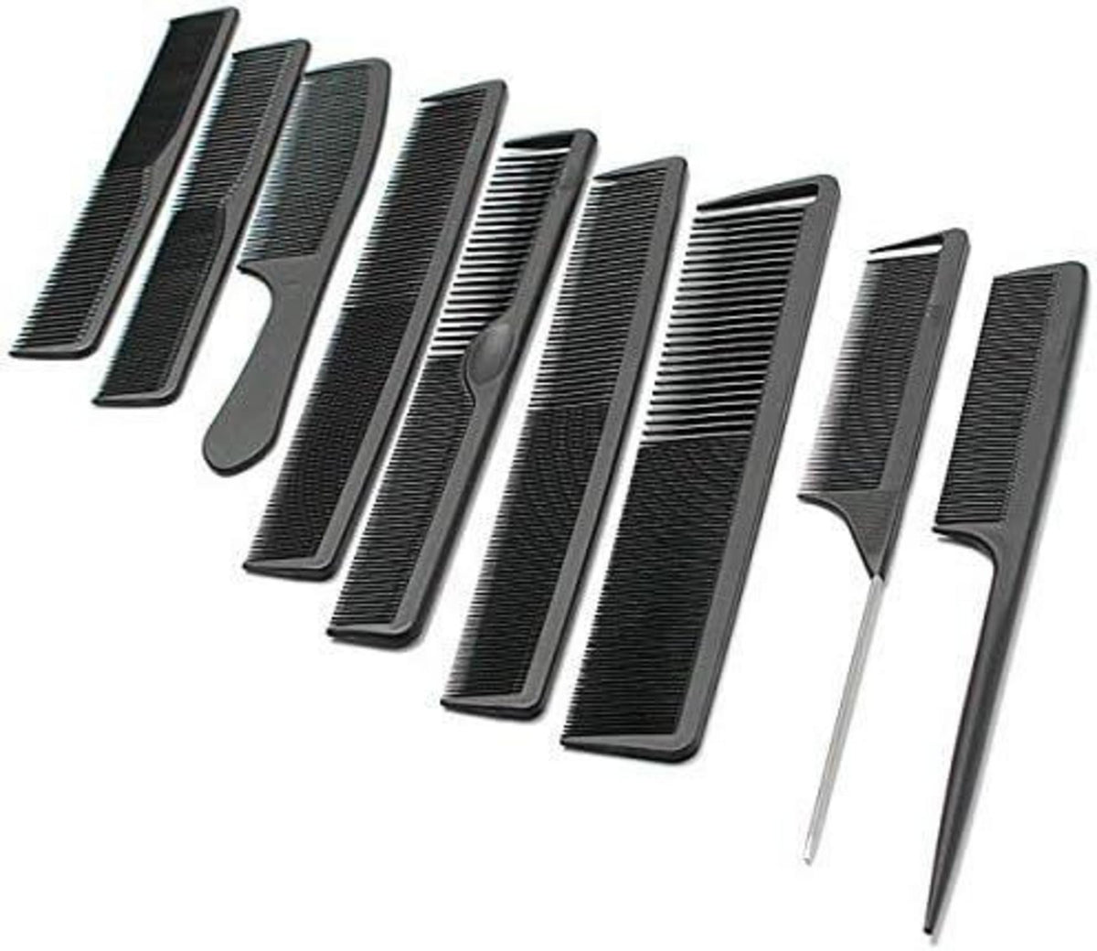 Carbon Fiber Hairdressing Anti-Static Heat Resistant Hair Comb Set