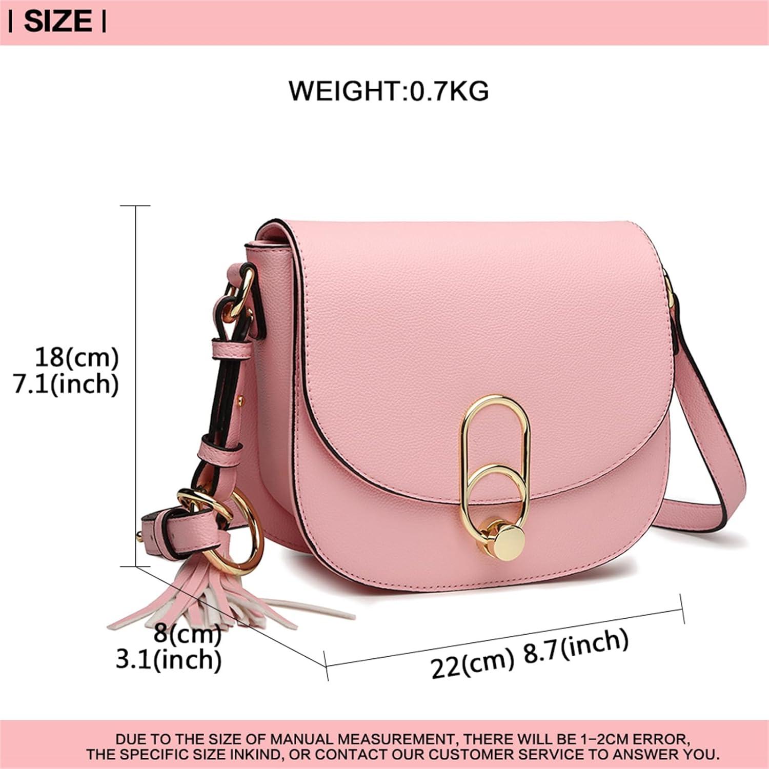 Damen Schultertasche Umhängetasche Quaste Reißverschluss Modern
