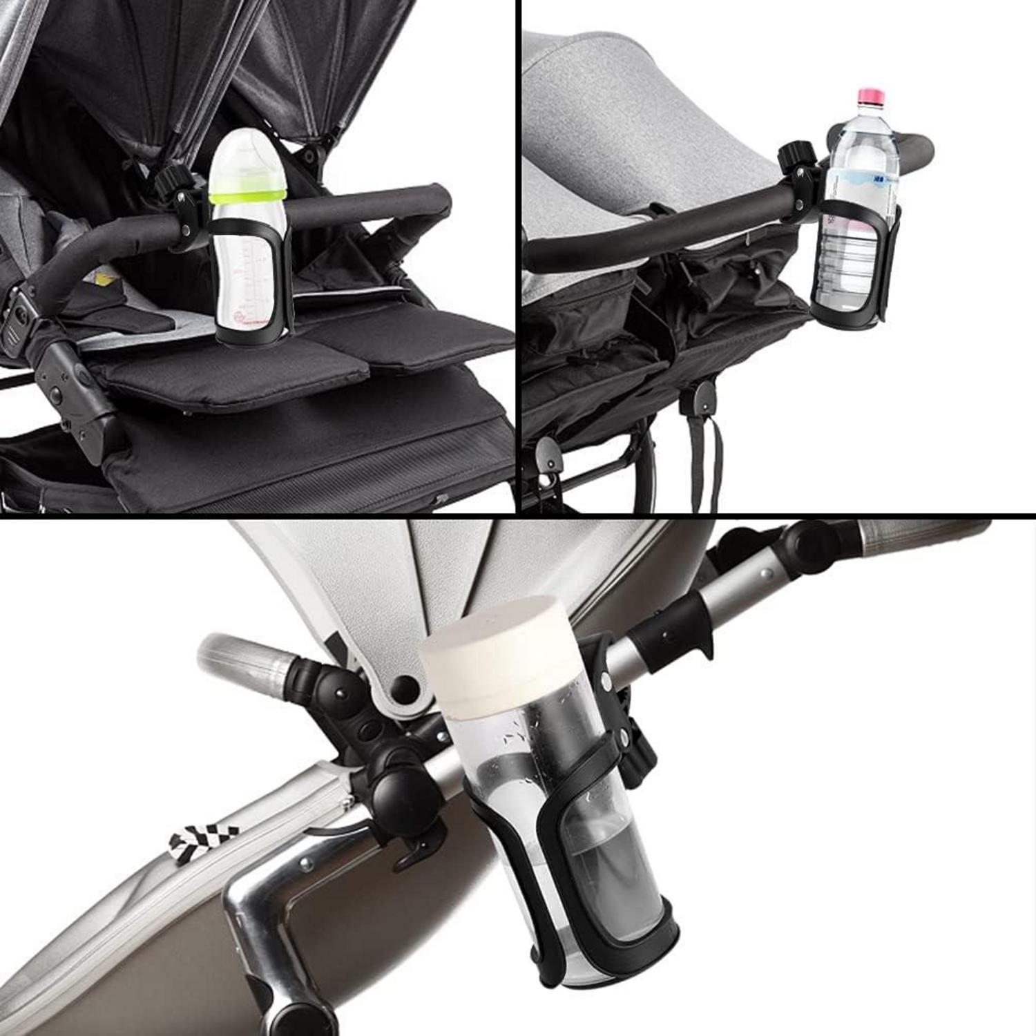 Fahrrad-Flaschenhalter 360-Grad-Rotation Getränkehalter Kinderwagen 2