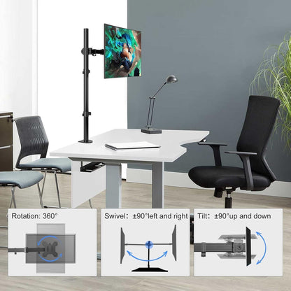 Monitorhalterung 1 Monitor 13-32 Zoll Tischhalterung 80cm