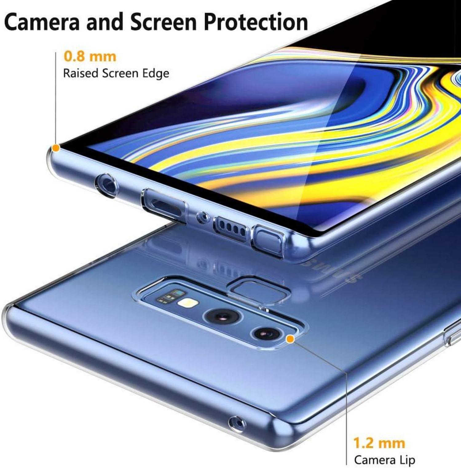 Peakally Samsung Galaxy Note 9 Transparente TPU Schutzhülle