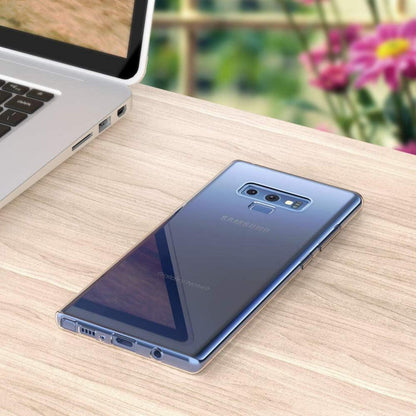 Peakally Samsung Galaxy Note 9 Hülle - Transparentes TPU Case - Dünn & Kratzfest