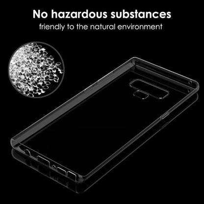 Peakally Silikonhülle Samsung Galaxy Note 9 transparent - schlanke TPU Schutzhülle