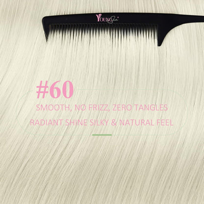 Echthaar Tape Extensions Platinblond 45cm 50g