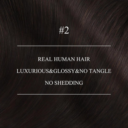 Echthaar Nanoring Extensions Braun 55cm – 50g