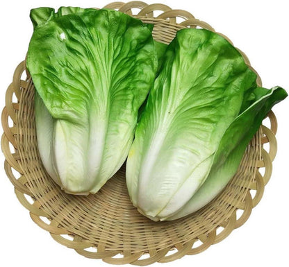 Künstlicher Salat Deko-Set 2 Stücke PU Gemüse Home Kitchen Decor