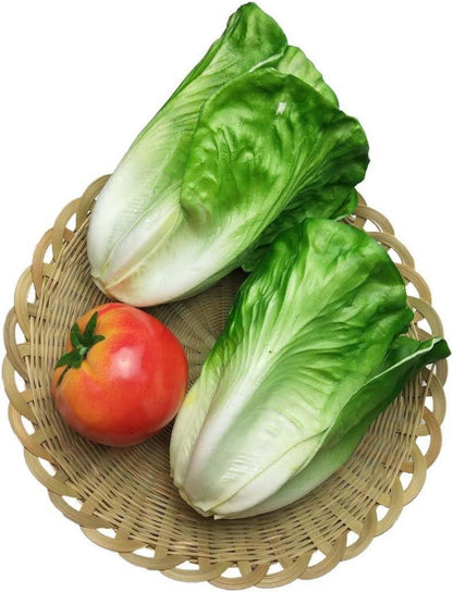 Künstlicher Salat Garten Deko Set 2er Pack PU Gemüse 5 Zoll