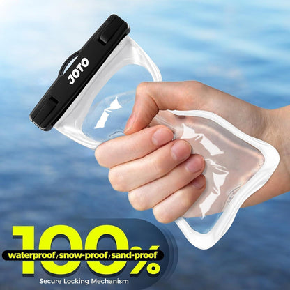 Wasserdichte Handyhülle bis 7 Zoll, IPX8 zertifiziert, mit Umhängeband
