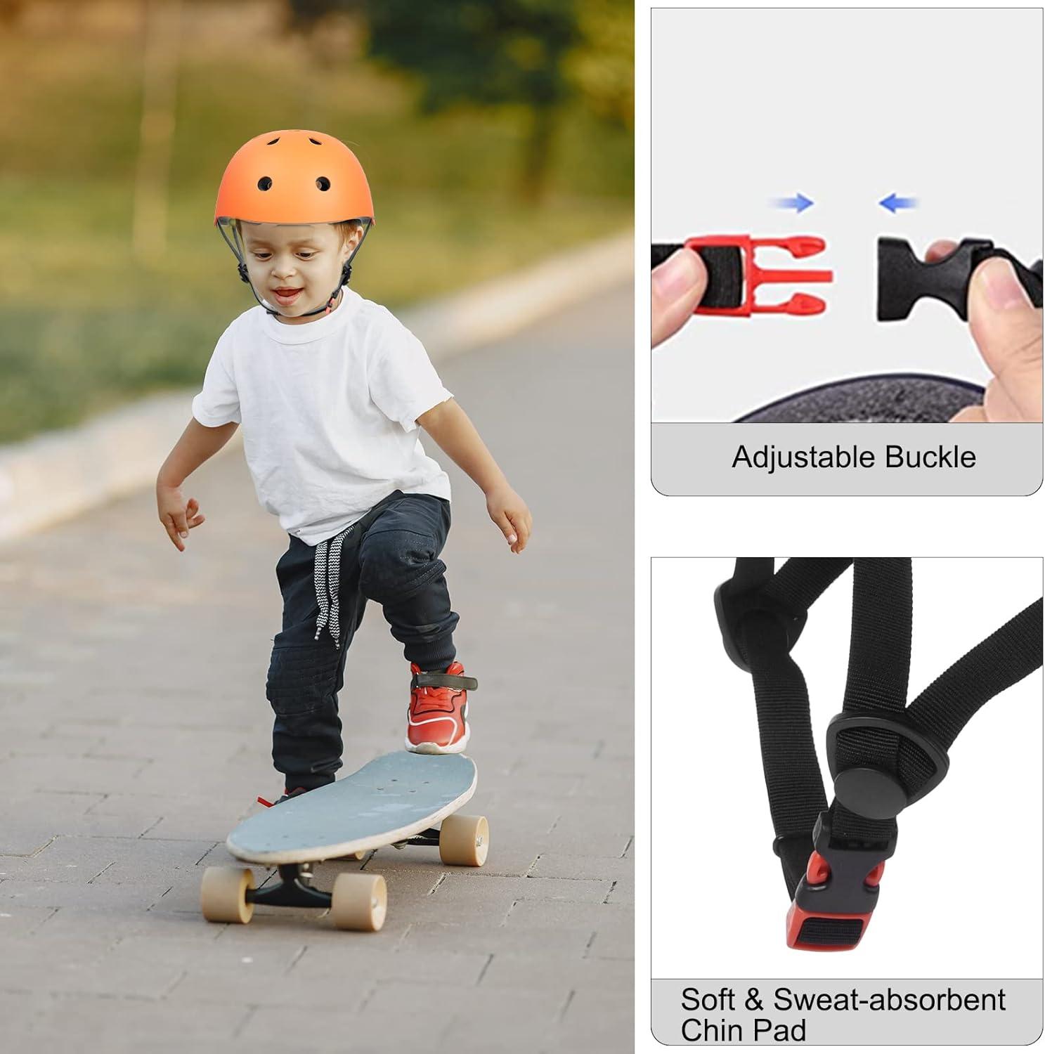 XJD Kinder Jugend Fahrradhelm für Multisport 3-13 Jahre Orange S: 48-54cm