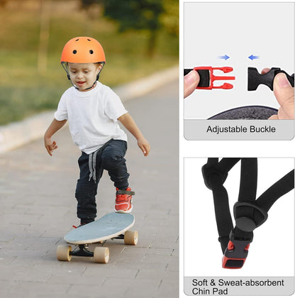 XJD Kinder Jugend Fahrradhelm für Multisport 3-13 Jahre Orange S: 48-54cm