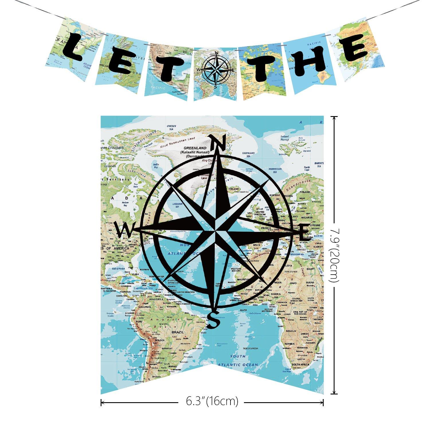 Abschiedsparty Deko Set Umweltfreundlich Wimpel Banner Girlande