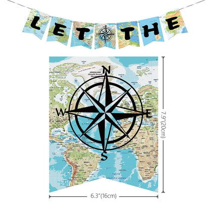 Abschiedsparty Deko Set Umweltfreundlich Wimpel Banner Girlande
