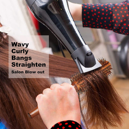 Rundbürste für Haarstyling mit Wildschweinborsten