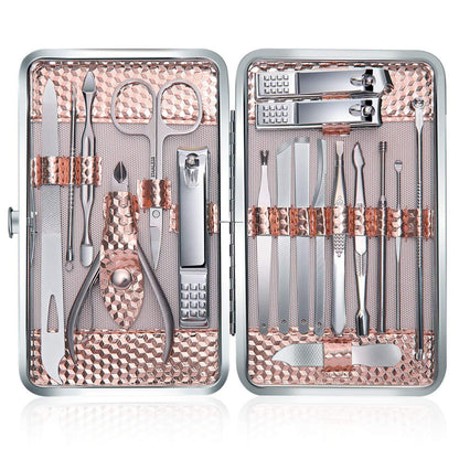 Maniküre Pediküre Set - Profi Nagelpflege Kit aus Edelstahl