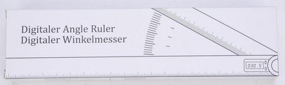 Digitaler Preciva Winkelmesser mit Feststellfunktion - Edelstahl Lineal - 400 mm