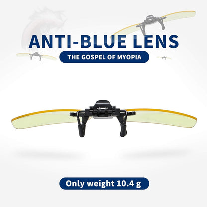 Duco Clip Computer Brille Bernstein Gläser Kurzsichtigkeit Schutz 8012