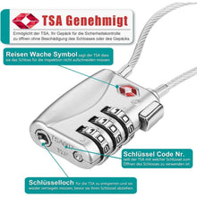 ZHEGE Zahlenschloss Koffer TSA Genehmigt, 3