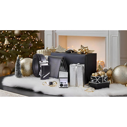 Herren Geschenkset Gürtel Geldbörse Schlüsselanhänger