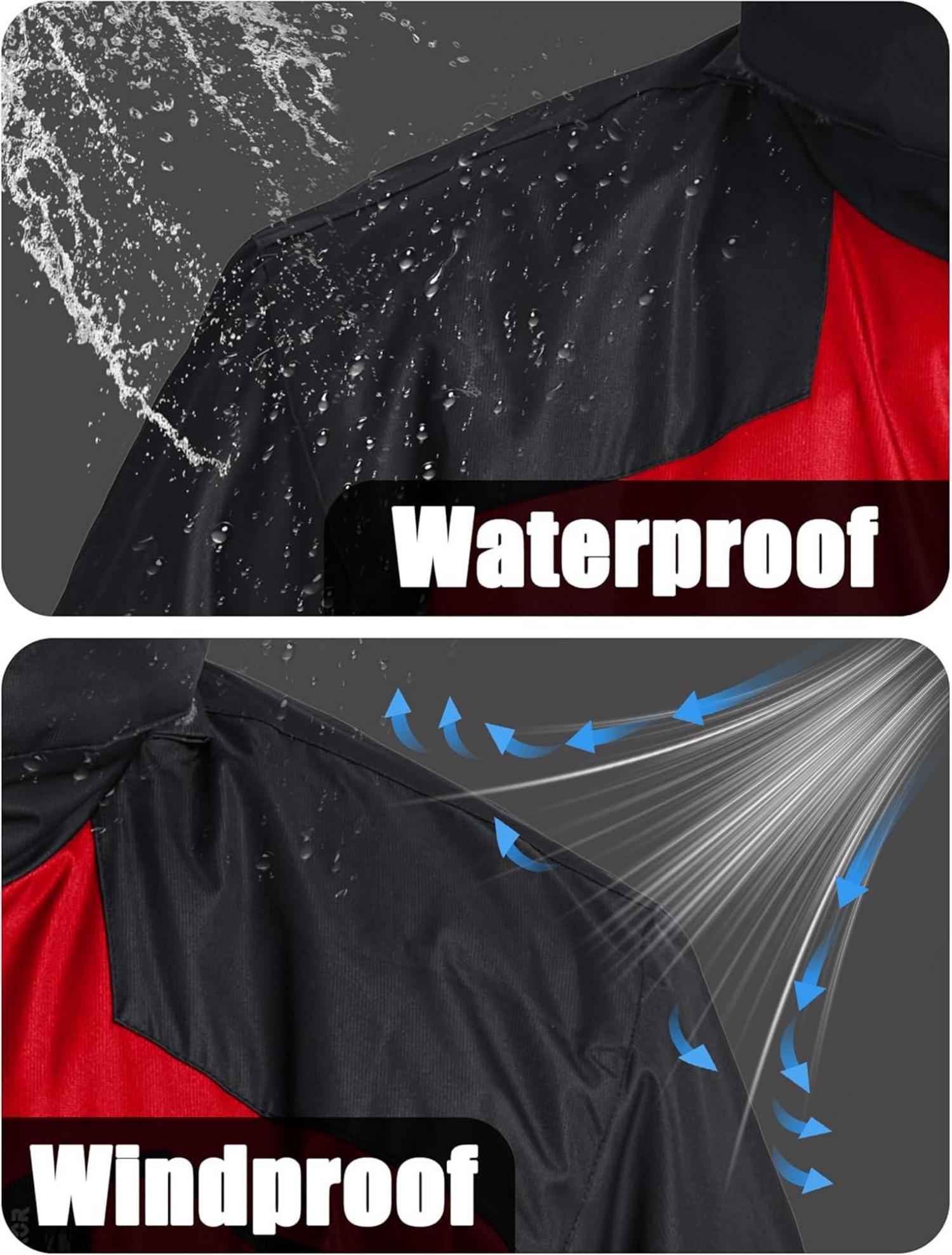 Herren Winter Skijacke Fleece Gefüttert Softshelljacke Wasserdicht