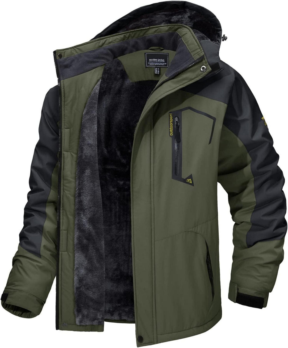 Herren Winter Skijacke Fleece Gefüttert Outdoor Softshelljacke