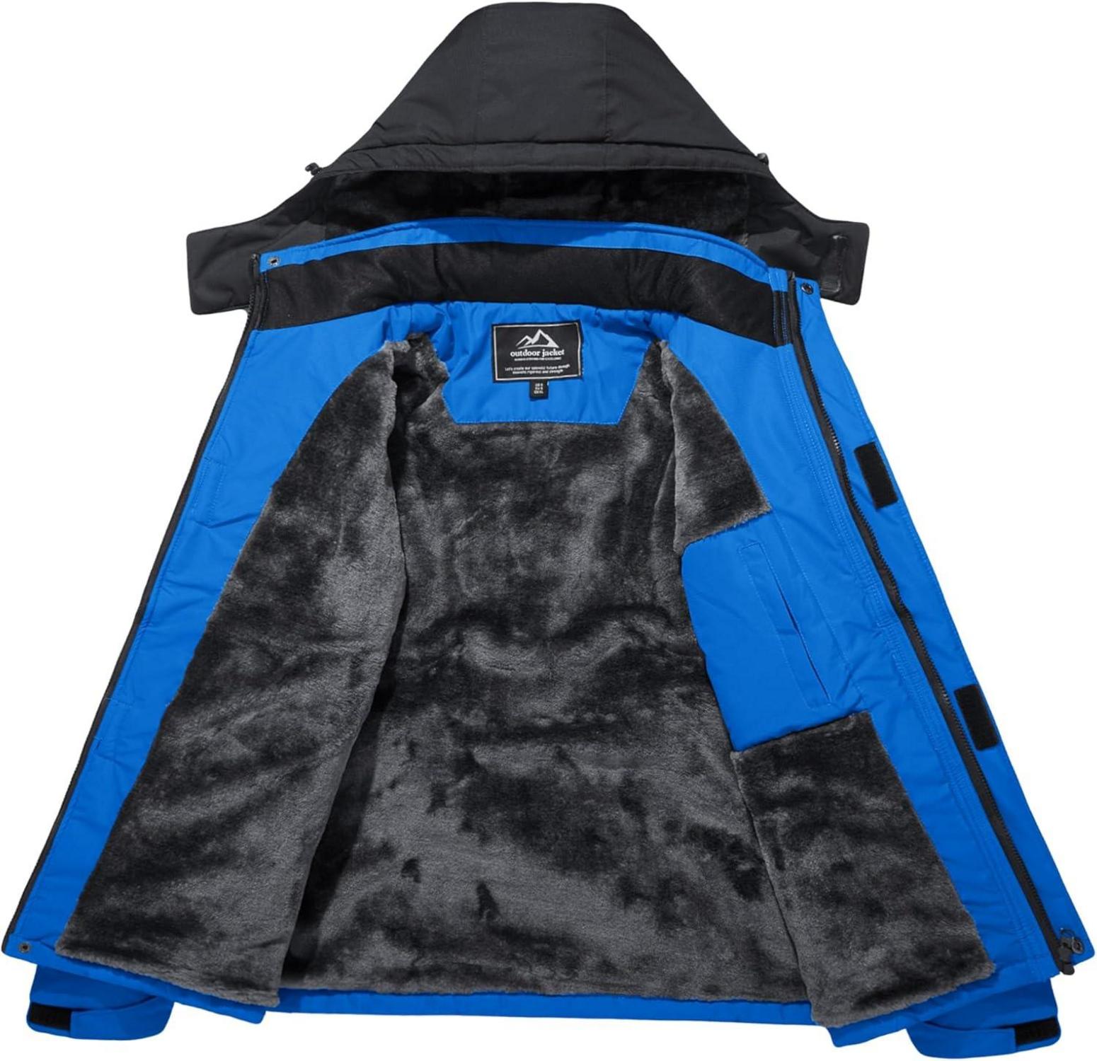 Herren Winter Skijacke Fleece Gefüttert Softshelljacke