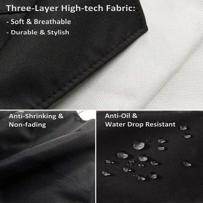 2er Pack Wasserdichte Küchenschürze mit Taschen
