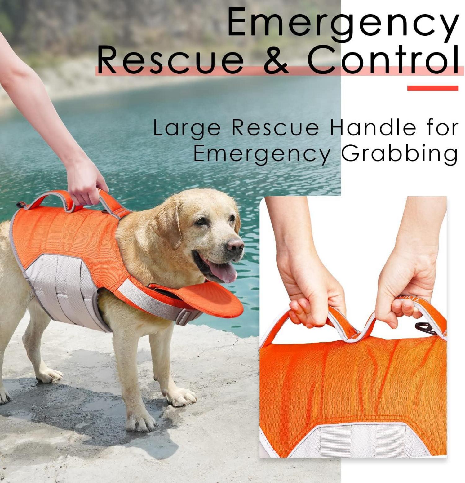 Hund Schwimmweste Einstellbar Reflektierendes Lifesaver