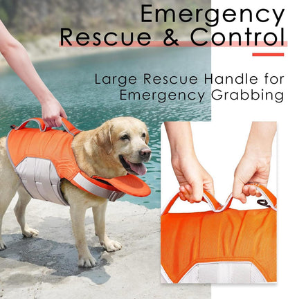 Hund Schwimmweste Einstellbar Reflektierendes Lifesaver