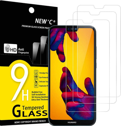 Panzer Schutz Glas Huawei P20 lite Nova 3e 3er Set Displayfolie 9H