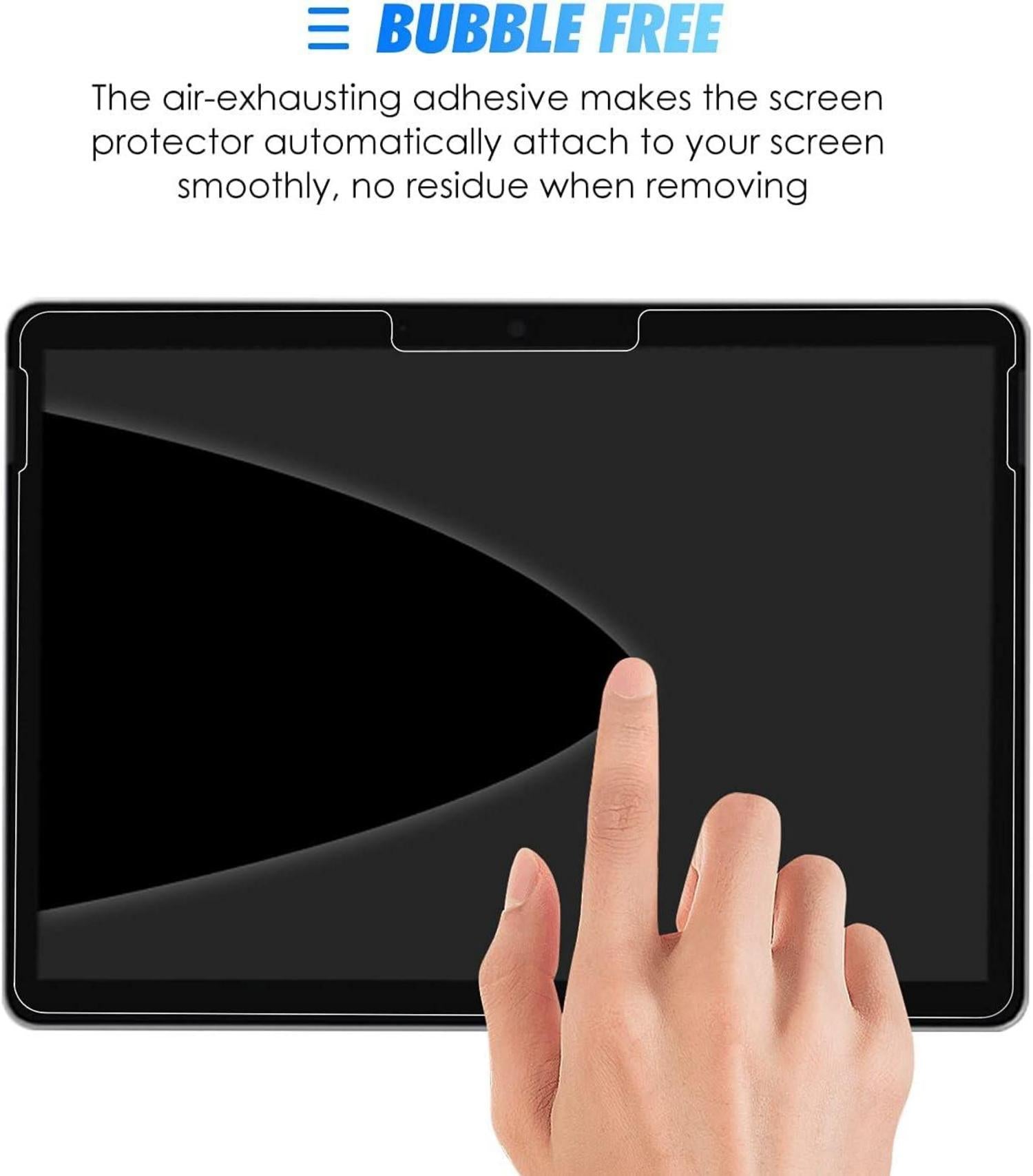 Schutzfolie Microsoft Surface Go klare HD Panzerfolie 2er Set