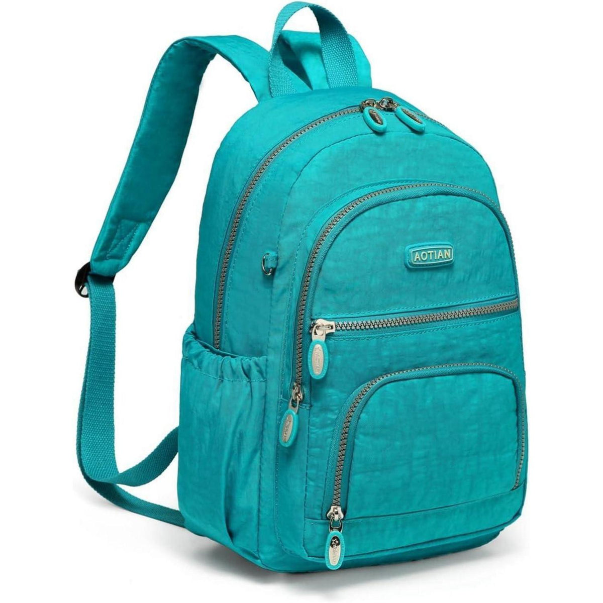 Damen Rucksack Klein Leicht Nylon Türkis 9L