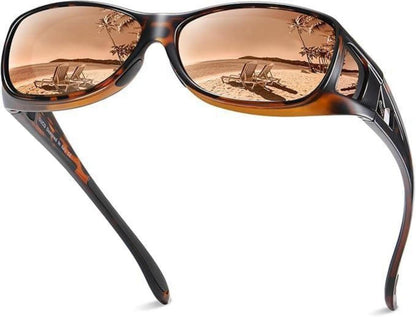 Polarisierte Überbrille mit UV400-Schutz für Brillenträger - Wrap