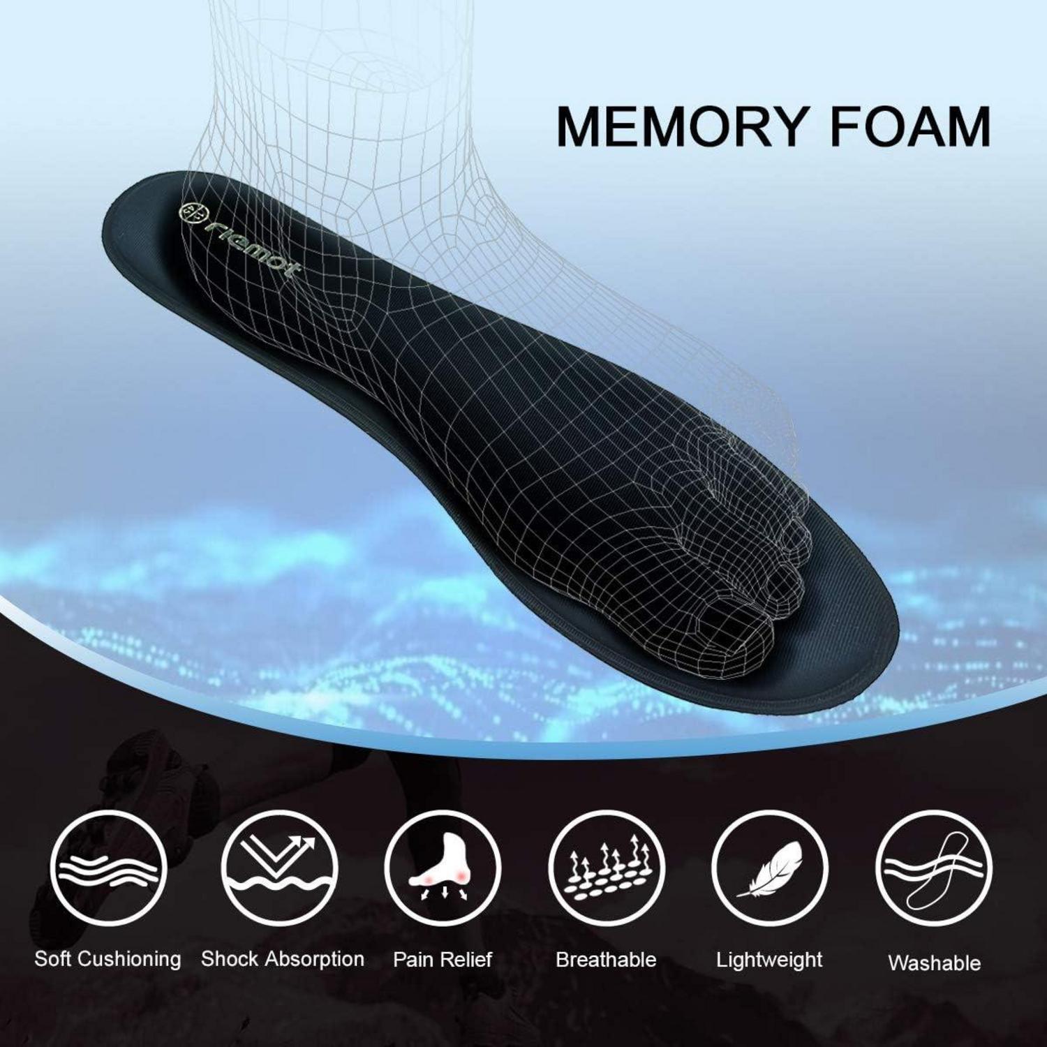 Weiche Memory Foam Einlegesohlen für Damen Herren - Gr.36-47