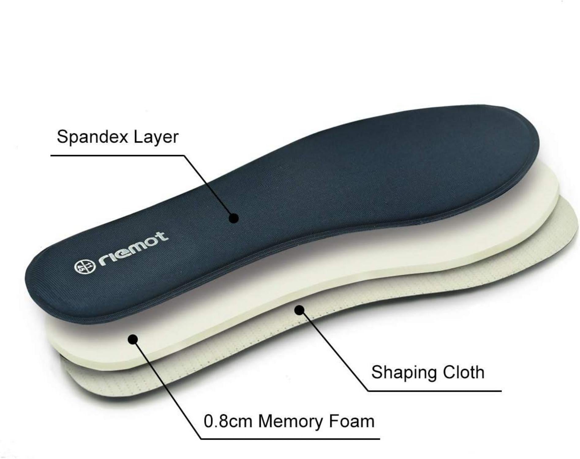 Memory Foam Einlegesohlen - Stoßdämpfend und waschbar