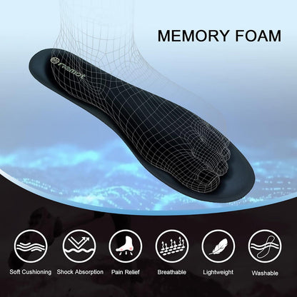 Memory Foam Einlegesohlen für Damen und Herren - Weiche Schuheinlagen für Schuhe, Sneaker, Stiefel - Gr.36-47