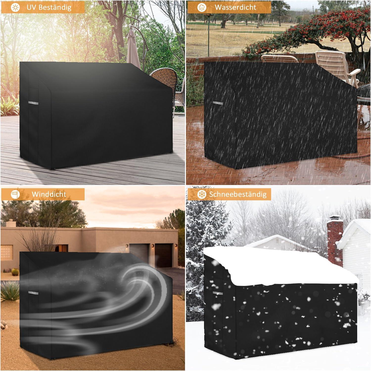 Dokon 2 Sitzer Gartenbank Abdeckung - Wasserdicht 600D