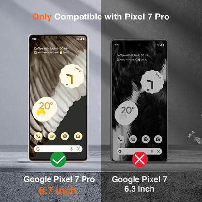Google Pixel 7 Pro Displayschutzfolie 3 TPU + 2 gehärtete