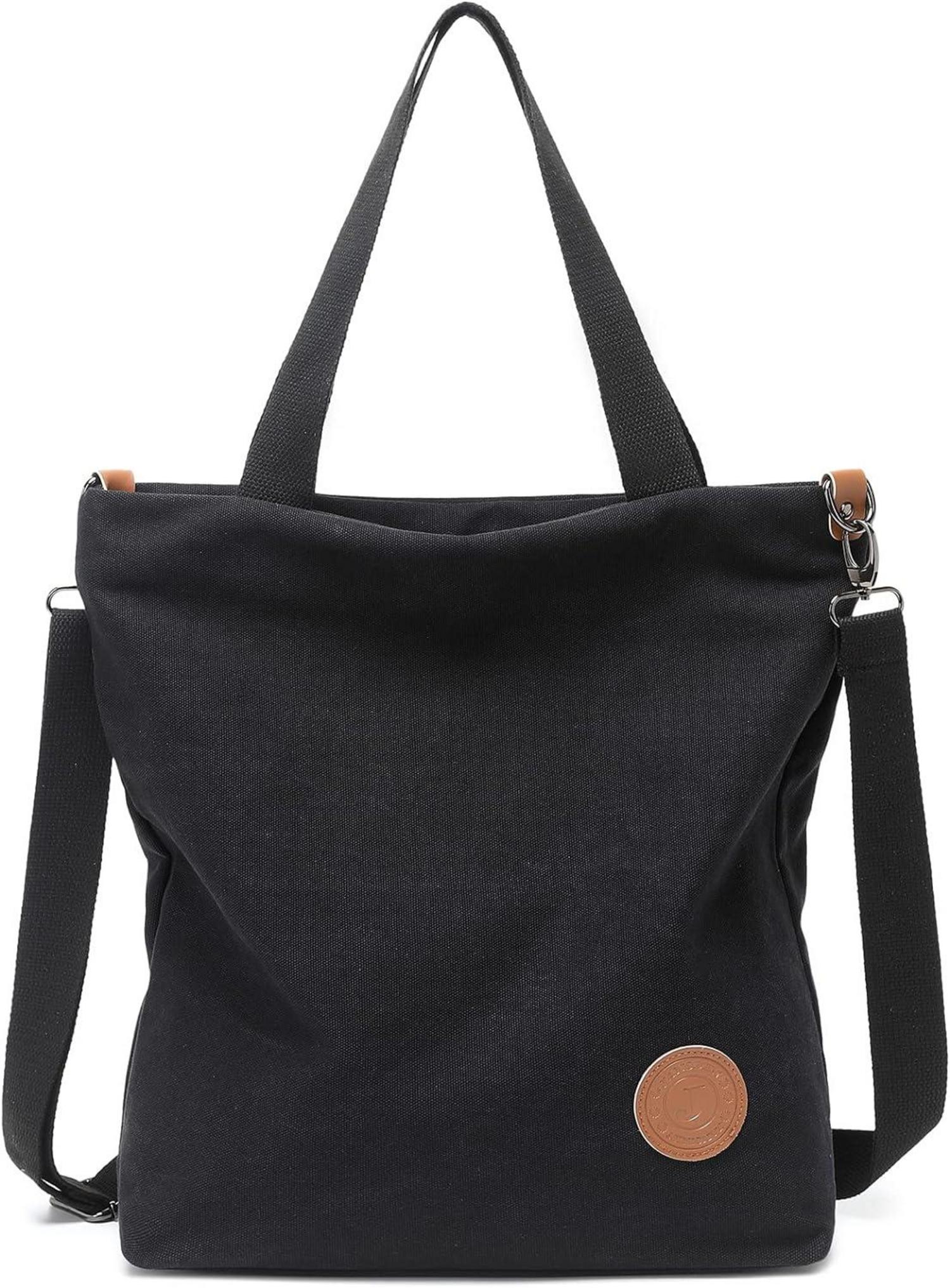 Damen Canvas Handtasche Schultertasche Multifunktionale Strandtasche