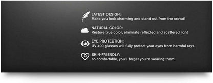 DADA-PRO Sportbrille Herren Polarisiert UV400 Schutz Blau