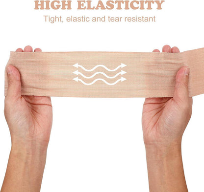 Elastische medizinische Verbände mit Metallclips, 4er Pack, 7.5cm, 10cm