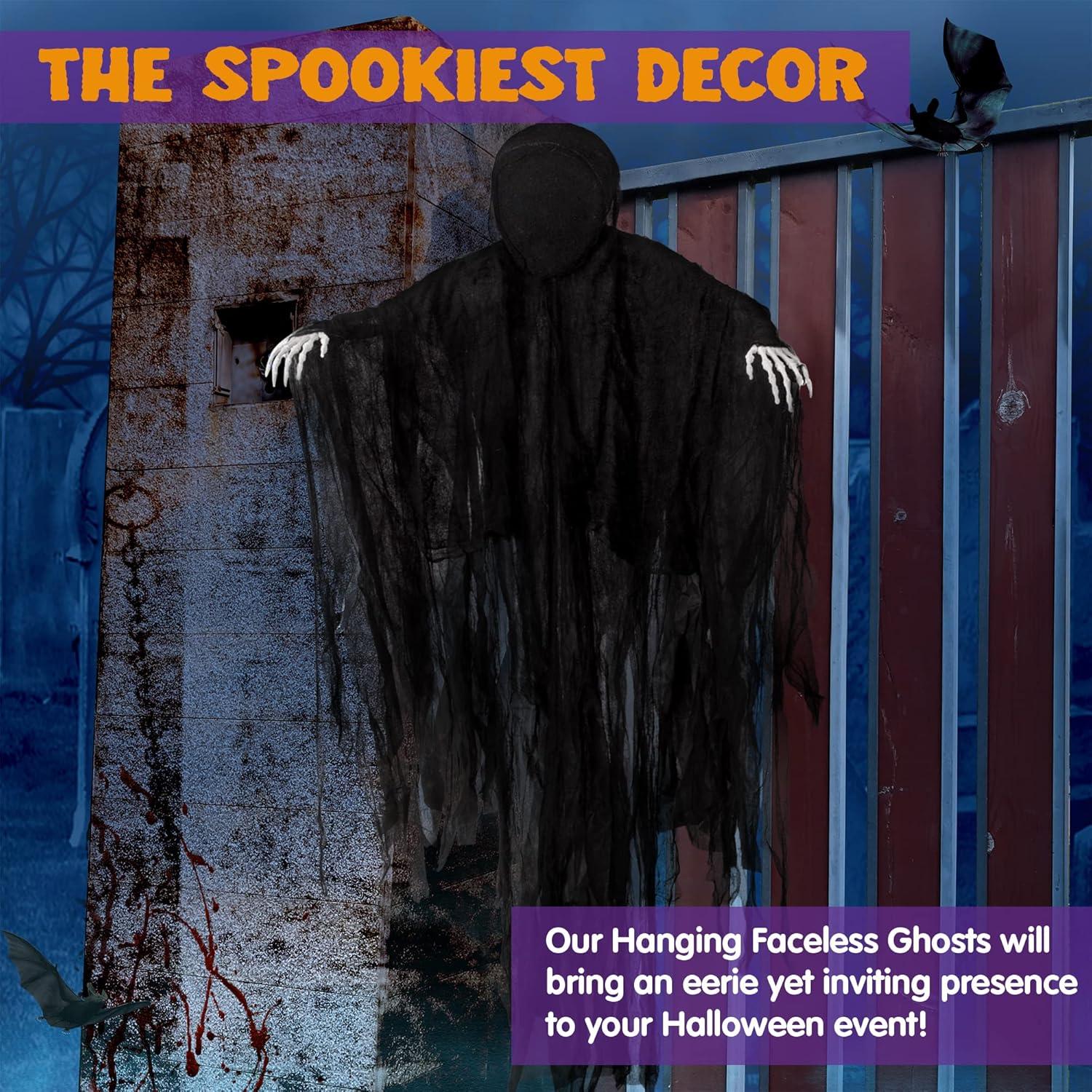 JOYIN 152,4 cm Halloween Sensenmann Schwarze Horrorrobe