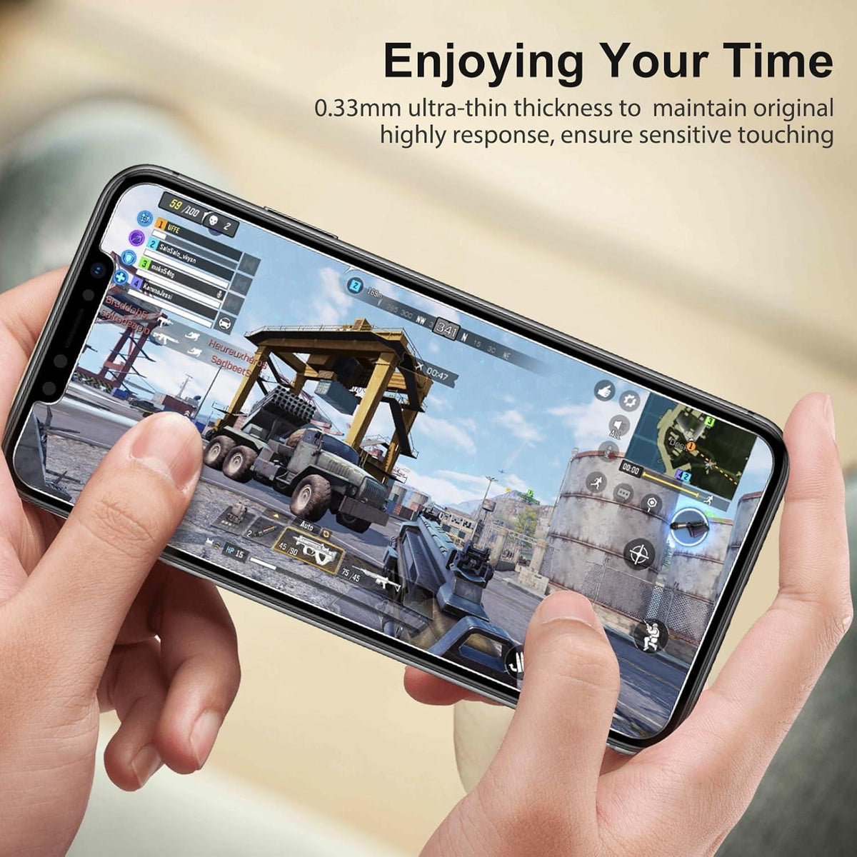 Panzer Schutz Glas für iPhone 11 XR 12 Pro - 3er Pack 9H Härte