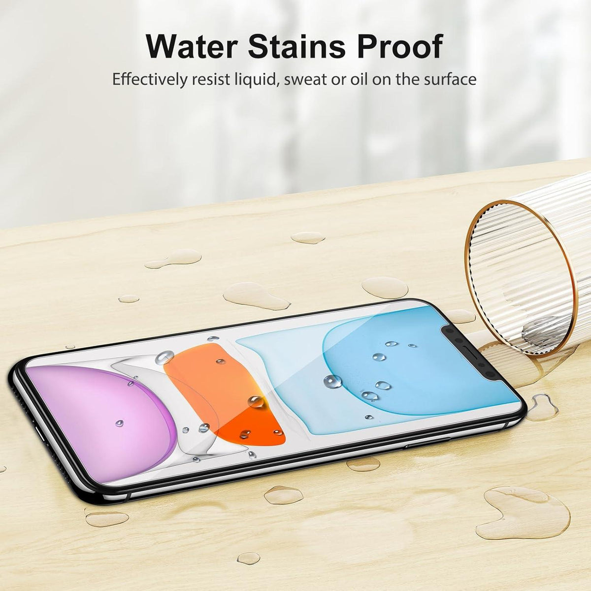 SPARIN Panzer Schutz Glas 3 Stück iPhone 11 XR 12 12 Pro 9H Härte Displayschutzfolie