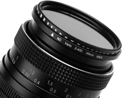58mm Fotover Neutrale Slim ND Filter ND2-ND400 für Kamera + Nylon Filterbeutel