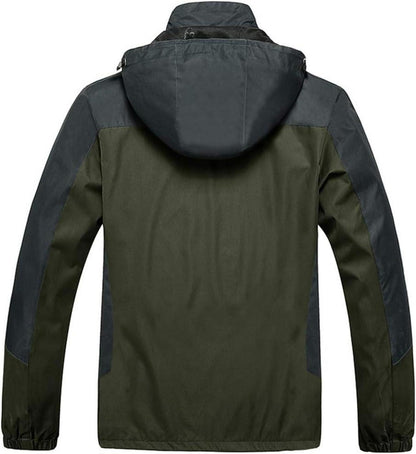 Leichte Softshelljacke mit abnehmbarer Kapuze für Herren - Wanderjacke