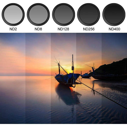 Fotover 37mm Slim Variabler ND Filter ND2-ND400 für DSLR