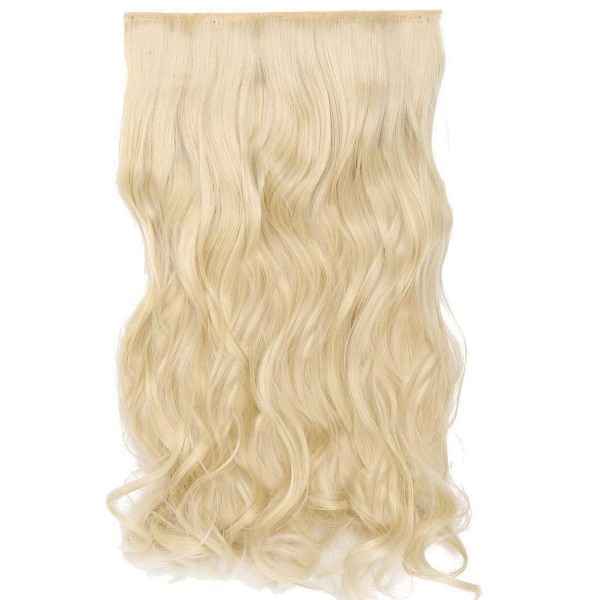 Gewellte Haarverlängerung Blond 73 cm – Clip-in Haarteil