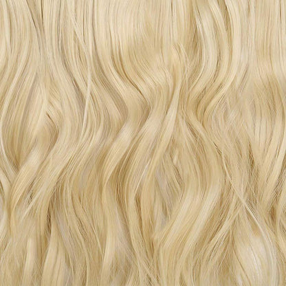 Gewellte Haarverlängerung Blond 73 cm – Clip-in Haarteil