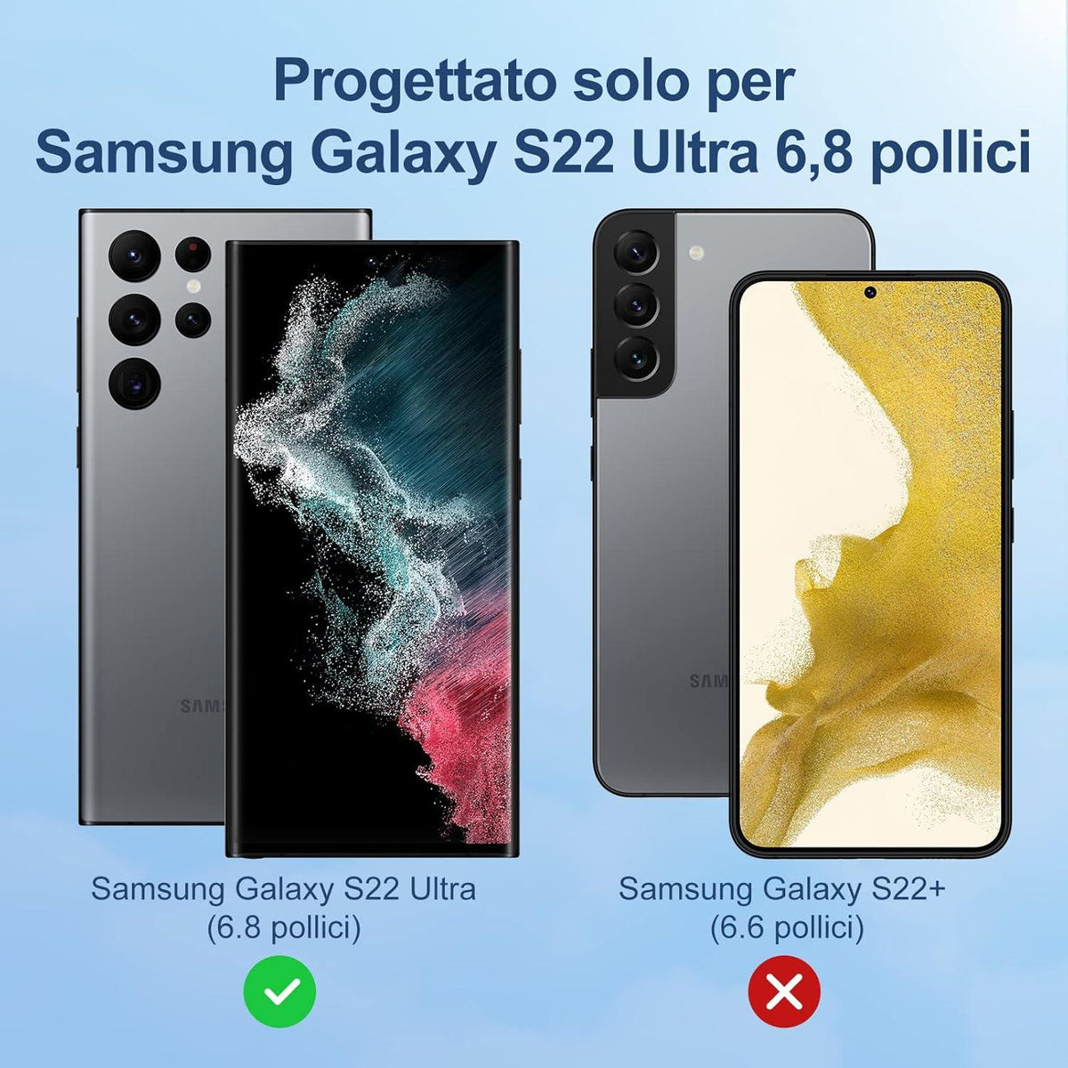 3x LK Samsung S22 Ultra Schutzfolie, 3D Fingerabdruck-ID, HD